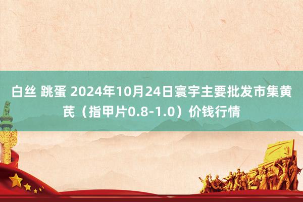 白丝 跳蛋 2024年10月24日寰宇主要批发市集黄芪（指甲片0.8-1.0）价钱行情