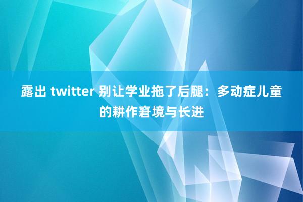 露出 twitter 别让学业拖了后腿：多动症儿童的耕作窘境与长进